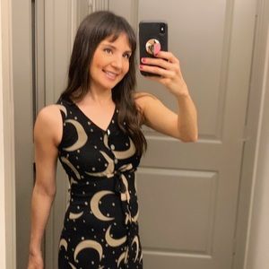 Bloomingdale’s Crescent Moon button down dress